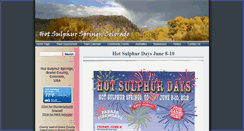 Desktop Screenshot of hotsulphurspringsco.com